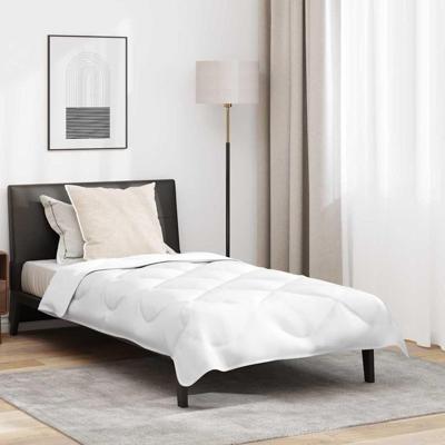 Dekbed Set met kussen 2 pcs Wit Microvezel