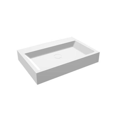 Wastafel Best Design Opera-60 Just-Solid 60x42x10 cm Mat Wit Wastafel Best Design Opera-60 Just-Solid 60x42x10 cm Mat Wit