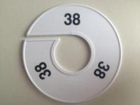 Maatring 11cm wit/zwart 38 - thumbnail