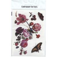 Basic Tijdelijke tattoos flowers 10 stuks - thumbnail