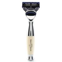 Edwin Jagger Razors Double Edge Safety Ivory & Chrome Fusion Ref.R367CRF 1Stuks - thumbnail