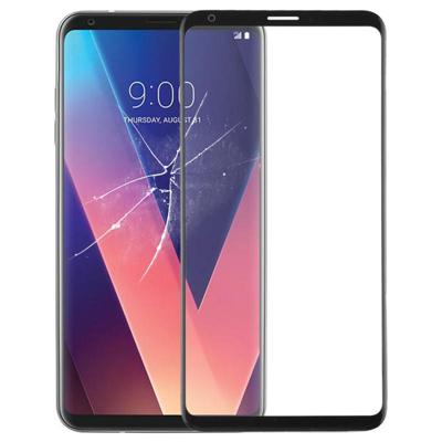 Voorste scherm buitenste glaslens voor LG V30 (zwart)