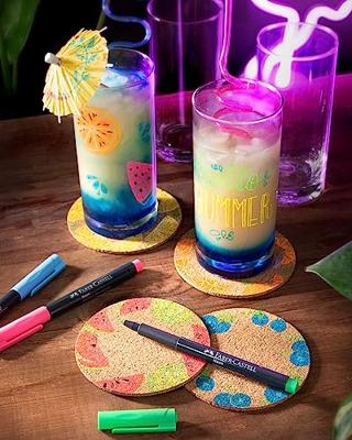 Neon markers Faber-Castell 6 kleuren Neon markers Faber-Castell 6 kleuren