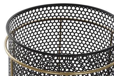 Plantenbakkenset DKD Home Decor Zwart Gouden Metaal Loft 36 x 36 x 58 cm Plantenbakkenset DKD Home Decor Zwart Gouden Metaal Loft 36 x 36 x 58 cm