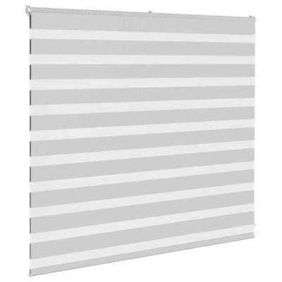 Zebra rolgordijn 165x100 cm stofbreedte 160,9 cm lichtgrijs Zebra rolgordijn 165x100 cm stofbreedte 160,9 cm lichtgrijs