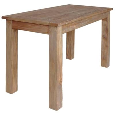 Eettafel 120x60x77 cm massief mahoniehout