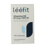 Leefit Vitamine D3 20mcg 100 Softgels - thumbnail