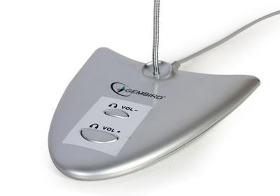 USB desktop microfoon met ingebouwde geluidskaart