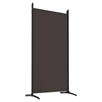 Kamerscherm met 6 panelen 520x180 cm stof bruin - thumbnail