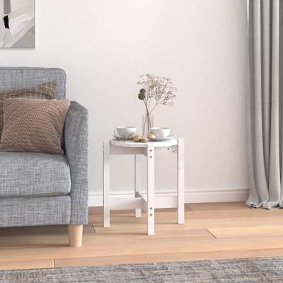 Salontafel 42,5x45 cm massief grenenhout wit Salontafel 42,5x45 cm massief grenenhout wit