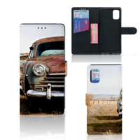 Samsung Galaxy M51 Telefoonhoesje met foto Vintage Auto - thumbnail