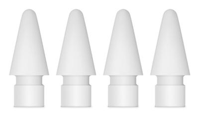 Apple Pencil Tips Reserve punten Set van 4 stuks Wit Apple Pencil Tips Reserve punten Set van 4 stuks Wit