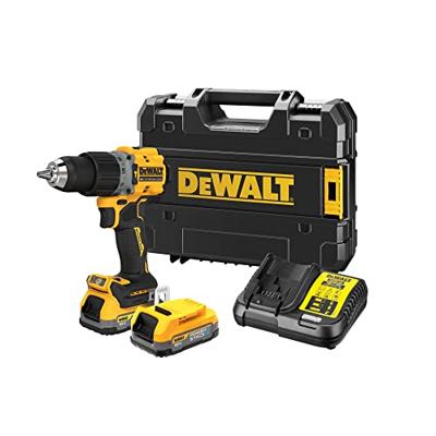 DeWalt dcd805e2t | xr g3 compacte schroef-/klopboormachine 18v in tstak (2x 1.7ah powerstack accu + lader) - dcd805e2t-qw