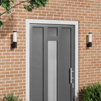 VidaXL Buiten wandlamp 2 pcs zwart 12 x 8,5 x 29 cm - thumbnail