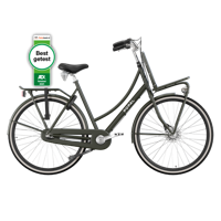 Popal Daily Dutch Prestige 28 Inch 59 cm Dames 7V Rollerbrake Legergroen - thumbnail