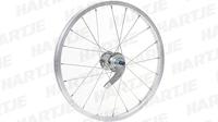 CONTEC achterwiel "alu sport + velosteel 471". rear wheel 18" 2,00 zinc - thumbnail