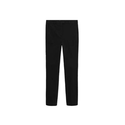 Mango slim fit pantalon zwart Mango slim fit pantalon zwart