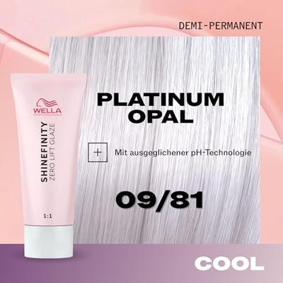Wella Professionals ShineFinity Zero Lift Glaze 09/81 Platinum Opal 60ml