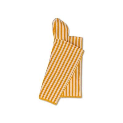 Swim Essentials Strandponcho Geel Wit Gestreept 65 x 65 cm