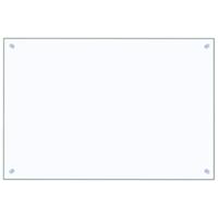 VidaXL Spatscherm keuken 90x60 cm gehard glas transparant - thumbnail