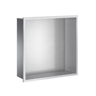 Inbouwnis Smedbo Sideline 30x30 cm Geborsteld Edelstaal Smedbo