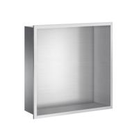 Inbouwnis Smedbo Sideline 30x30 cm Geborsteld Edelstaal Smedbo - thumbnail