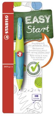STABILO EASYergo 1.4, ergonomische vulpotlood, rechtshandig, limoen/aquamarine, per stuk STABILO EASYergo 1.4, ergonomische vulpotlood, rechtshandig, limoen/aquamarine, per stuk