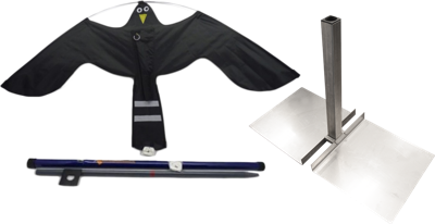 Birdshield 7 meter lang + vogel