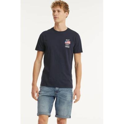 GAP T-shirt met logo donkerblauw GAP T-shirt met logo donkerblauw