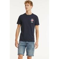 GAP T-shirt met logo donkerblauw - thumbnail