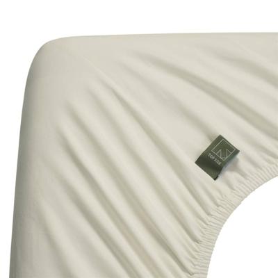 Beddinghouse Dutch Design Premium Jersey Lycra Splittopper Hoeslaken Gebroken wit
