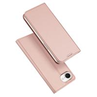 Dux Ducis iPhone 16e hoesje - Slim bookcase -Roze - thumbnail
