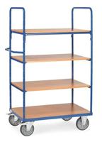 Fechtel Fetra Hauptartikel 8301 Etagewagen Universeel Staal Poedercoating Laadvermogen (max.): 500 kg Stralend blauw (RAL 5007) - thumbnail