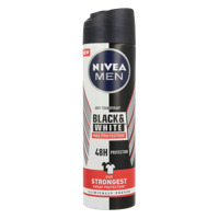 Nivea Men deodorant spray black & white max protection 150 Milliliter - thumbnail