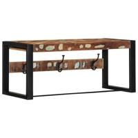 VidaXL Kapstok 80x35x35 cm massief gerecycled hout meerkleurig - thumbnail