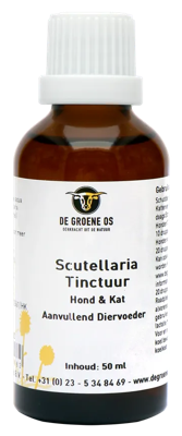 De Groene Os Scutellaria Tinctuur Hond & Kat