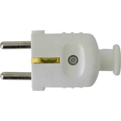 N & L 18386 Stekker met randaarde Kunststof 230 V Wit