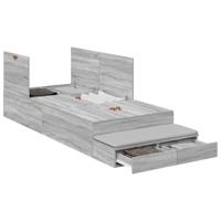 Opbergbedframe Grijs sonoma 236.5 x 80 x 31.5 cm Bewerkt hout - thumbnail