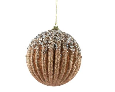 Kerstbal foam d10 cm brandy Decoris - Decoris Kerstbal foam d10 cm brandy Decoris - Decoris
