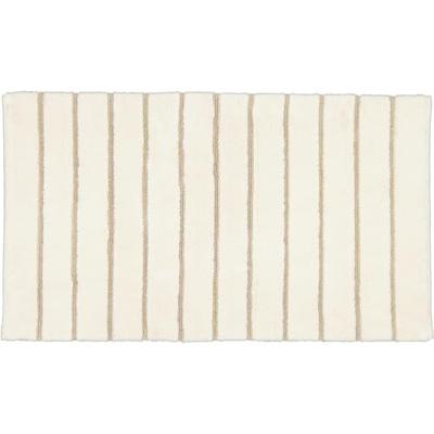Cawö CAWÖ Home Keerbare Badmat Balance Gestreept 1008 33 natur 60x60
