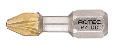 Rotec Torsionbit PZ 1 | L=25 | C6.3 | DIAMONDgrip | 2 stuks - 804.30012 Rotec Torsionbit PZ 1 | L=25 | C6.3 | DIAMONDgrip | 2 stuks - 804.30012
