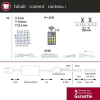 Paulmann MaxLED Tunable White 70623 LED-strip basisset Met connector (male) 24 V 1.5 m Warmwit, Neutraalwit, Daglichtwit 1 stuk(s) - thumbnail