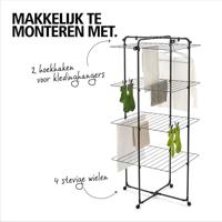 Brabantia Hangon Droogtoren 30 Meter Matt Zwart - thumbnail
