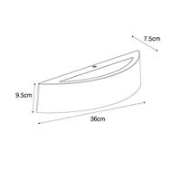 QAZQA Moderne buiten wandlamp wit IP44 - Caz - thumbnail