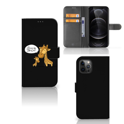 Apple iPhone 12 Pro Max Leuk Hoesje Giraffe Apple iPhone 12 Pro Max Leuk Hoesje Giraffe