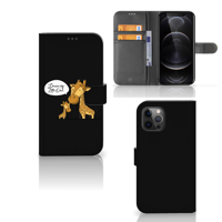 Apple iPhone 12 Pro Max Leuk Hoesje Giraffe - thumbnail