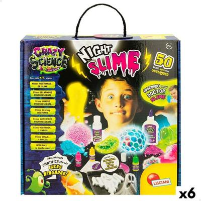 Wetenschapsspel Lisciani Giochi Night Slime ES (6 Stuks) Wetenschapsspel Lisciani Giochi Night Slime ES (6 Stuks)