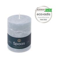 Kaars rustiek 80/110 mm lichtblauw Spaas - Spaas - thumbnail