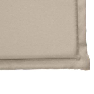 VidaXL Tuinzitkussens 4 st vierkant 45x45x2 cm taupe