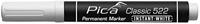Pica 522/52 permanent marker 1-4mm ronde punt wit - thumbnail